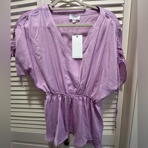 Anniewear Lilac V-Neck Blouse
